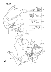 GSX-R750 Cowling body