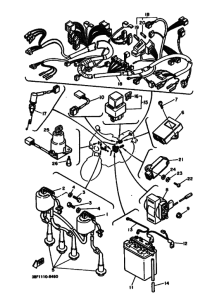 FZR400 FZR400U Equipo electrico