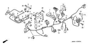 CBF600S Harness wire