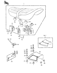 KZ550 Seat / seat covers
