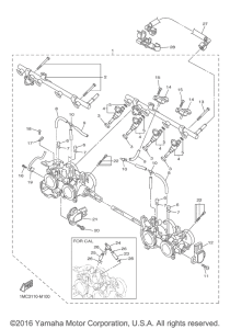 FJR1300AE Впускная система 2