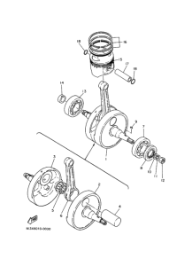 SR500 ｸﾗﾝｸｼﾔﾌﾄ. ﾋﾟｽﾄﾝ