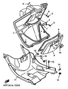 XC125TR Щиток облицовочный