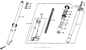 XL80S Front fork 80-82