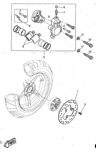 YQ50 Задний суппорт