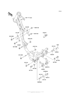 KX100 Рама ,крепежные детали