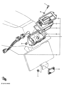 FZR400RR ﾃｰﾙﾗｲﾄ