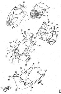 YQ50 Ветровое стекло