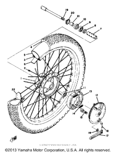 MX400B Переднее колесо