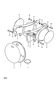 RM50 Обтекатель задний