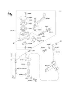 EJ650 Главный тормозной цилиндр