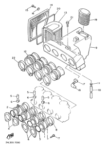 XJ900 Впускная система