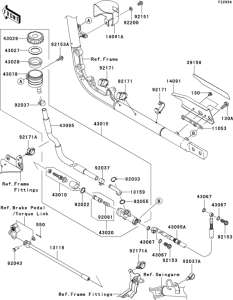 VN2000 Rear master cylinder(a2)
