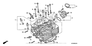 XR650L Головка цилиндров