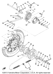 DT100D Переднее колесо