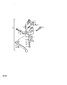 GP125 Left handle switch