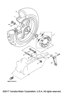 YW50F Переднее колесо