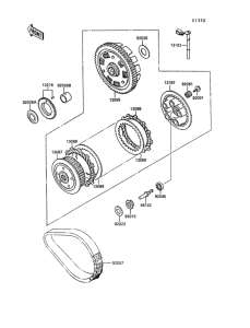 EX400 Сцепление