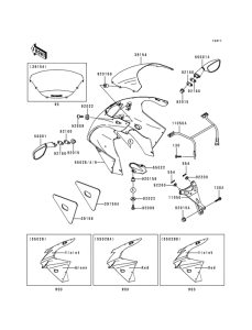 ZX600 Cowling comp