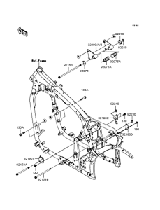VN900 Крепление двигателя