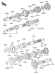 KZ440 Трансмиссия