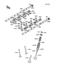 ZX900 Клапана