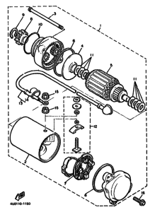 XJ550 Стартер