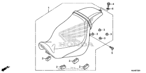 VT750C2B Сидение