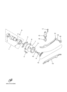 YP250 Camshaft. chain