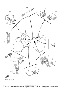 WR250R Электрика