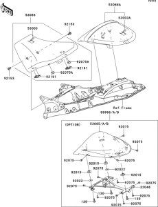 ZX1000 Сиденье