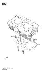 GS500 Цилиндр