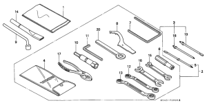 VFR750F Инструмент