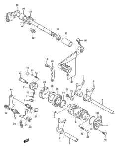 TS200 Переключение передач