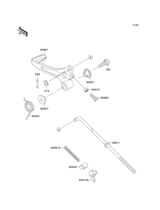 KX60 Педаль тормоза