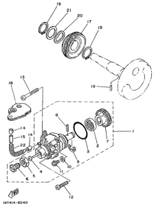 CT50S Масляный насос
