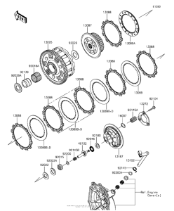 ZX636 Сцепление