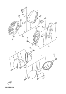 YN100 Поворотники