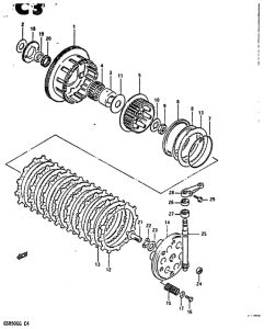 GS850 Бендикс
