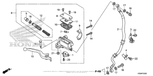 PCX150 Передний главный тормозной цилиндр