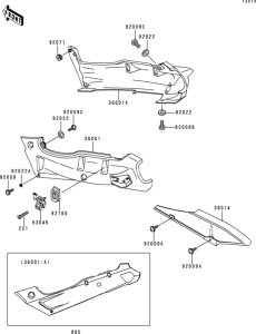 ZX600 Side covers / chain cover(1 / 2)(zx600-e4)
