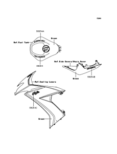 ZX1000 Наклейки