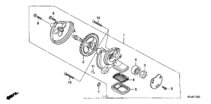 CB250 Масляный насос