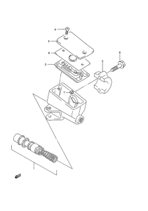 GSX750 Передний тормозной цилиндр