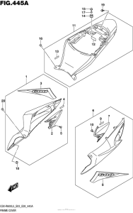 GSX-R600 Frame Cover (Ysf)