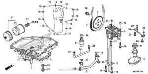 CB1100 (ABS) Oil pan + oil pump