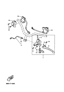 CW50 CW50P Interruptor  manillar&palanc
