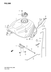 GSX-R600U2 Tank fuel