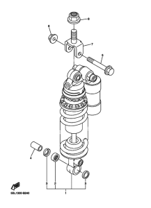 YZF-R6S Задняя подвеска