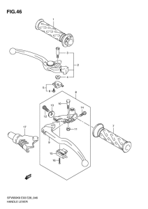 SFV650 Рулевой рычаг